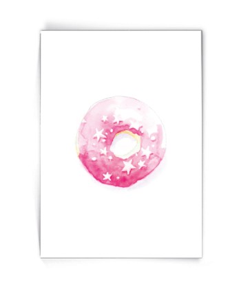 Kaart donut with stars-Made by Marcelle bij FairtradeUpgrade