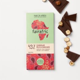 Melkchocolade 43% Hazelnoot Fairafric bij FairtradeUpgrade
